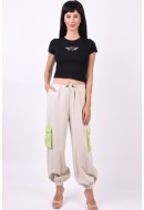 Pantaloni Dama Vero Moda Vmbetina Mw Beige